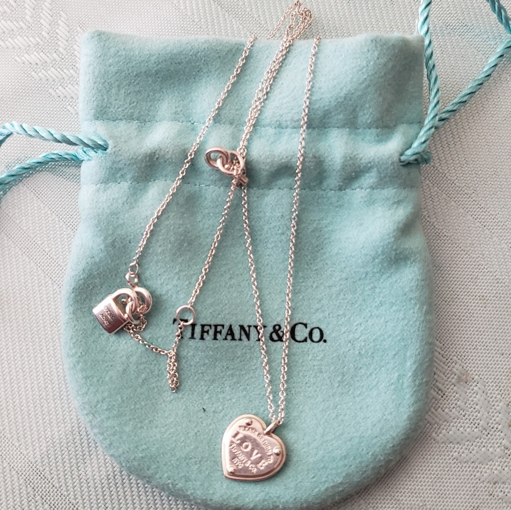 Tiffany & Co Love Heart Tag Key Pendant